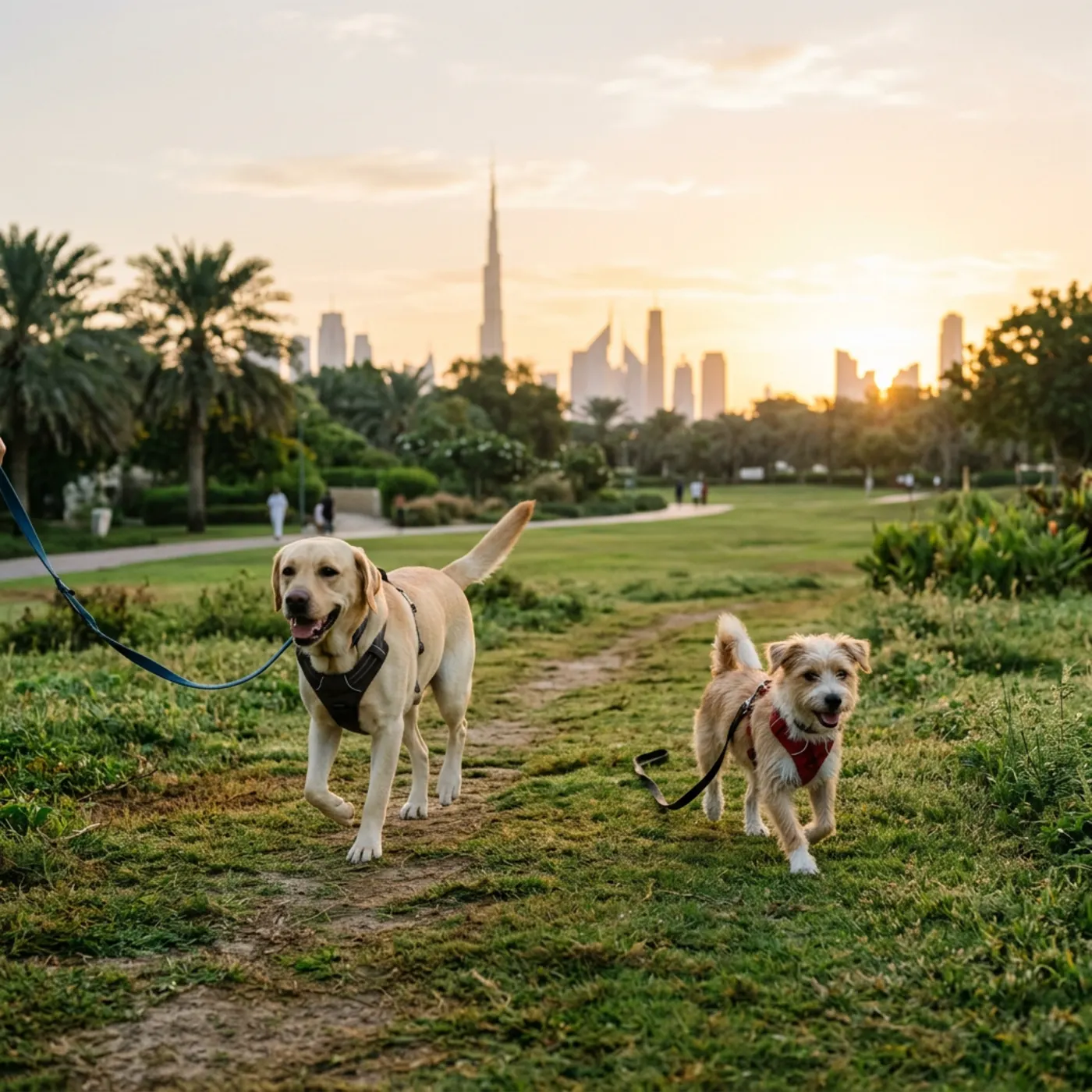 photograph for dog walks